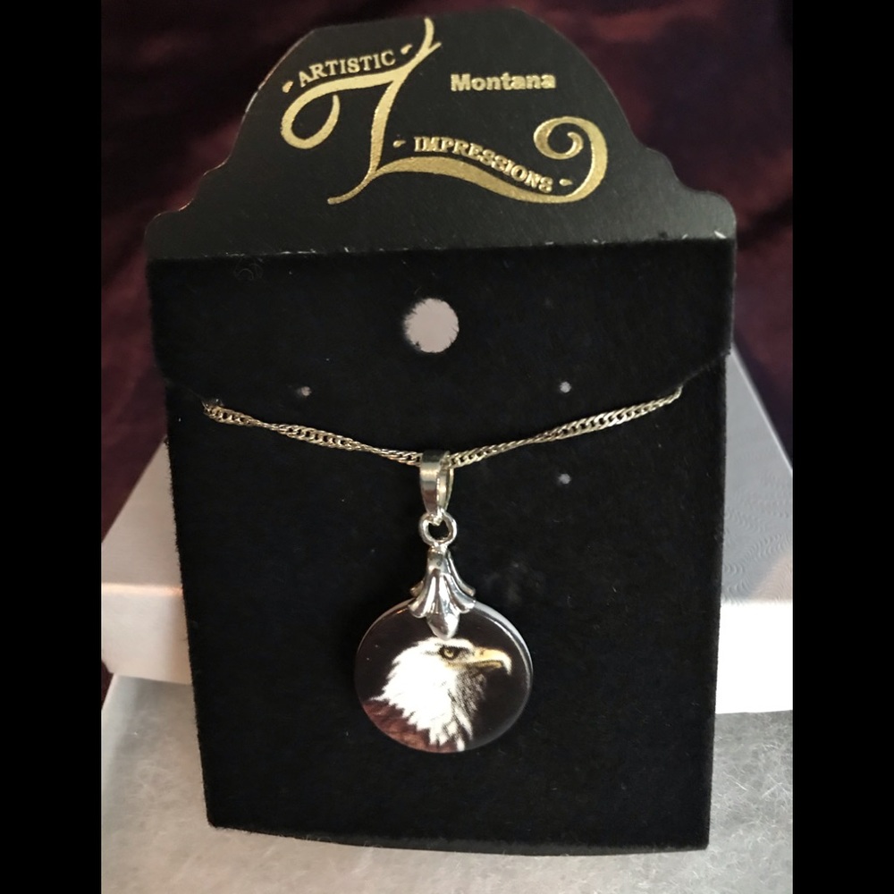 Hand painted Porcelain Necklace new